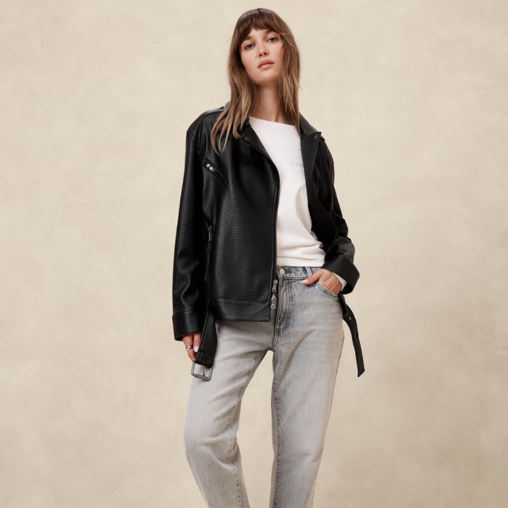 Banana Republic Factory Leather Jacket